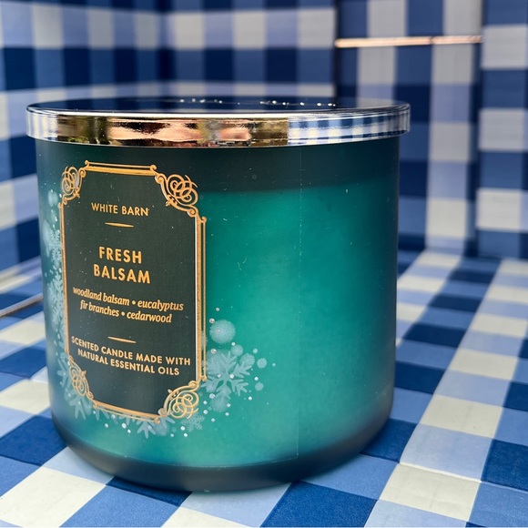 🌲FRESH BALSAM 3-Wick Bath & Body Works Candle - Picture 4 of 8